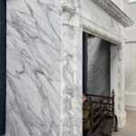 Art Deco Schouw Carrara Marmer