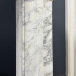 Art Deco Schouw Carrara Marmer