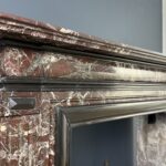 vantieke schouw haard marmer mantel
