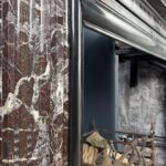 antieke schouw haard marmer mantel