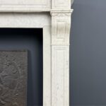 Antieke Schouw Wit Carrara Marmer