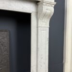 Antieke Schouw Wit Carrara Marmer