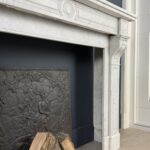 Antieke Schouw Wit Carrara Marmer