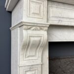 Antieke Schouw Wit Carrara Marmer