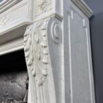 Prachtige Luxe Franse Front Schouw Carrara Marmer