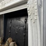 Prachtige Luxe Franse Front Schouw Carrara Marmer