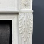 Prachtige Luxe Franse Front Schouw Carrara Marmer