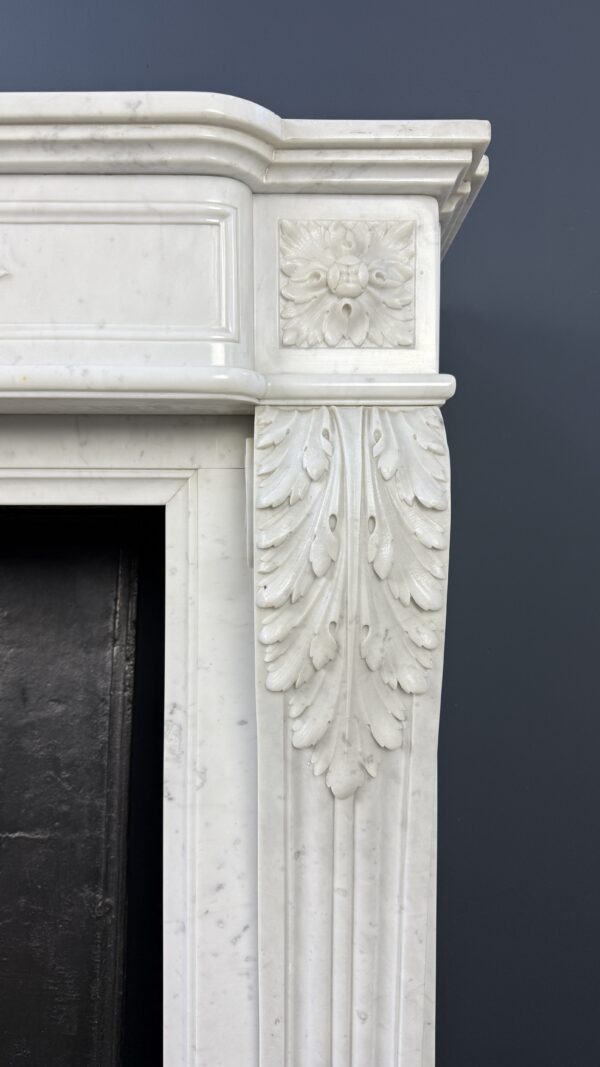 Prachtige Luxe Franse Front Schouw Carrara Marmer