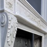 Prachtige Luxe Franse Front Schouw Carrara Marmer