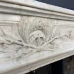 Prachtige Luxe Franse Front Schouw Carrara Marmer