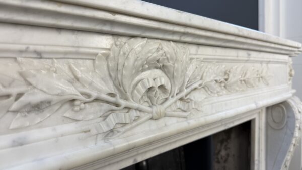 Prachtige Luxe Franse Front Schouw Carrara Marmer