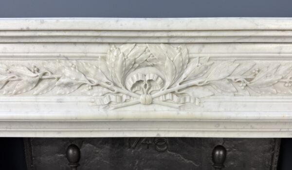 Prachtige Luxe Franse Front Schouw Carrara Marmer