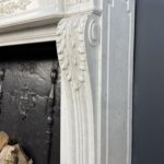 Prachtige Luxe Franse Front Schouw Carrara Marmer