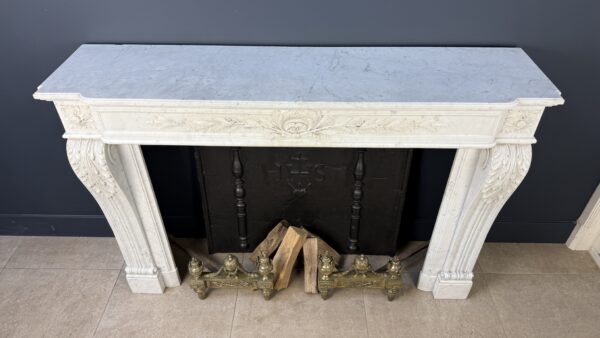 Prachtige Luxe Franse Front Schouw Carrara Marmer